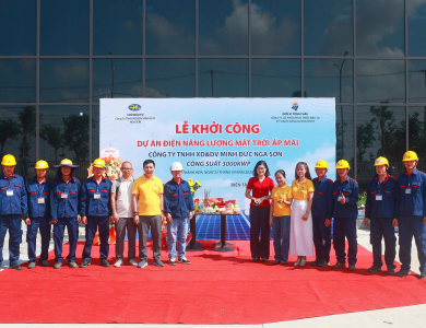 Dự án điện năng lượng mặt trời áp mái 3000kWp tại Thanh Hóa